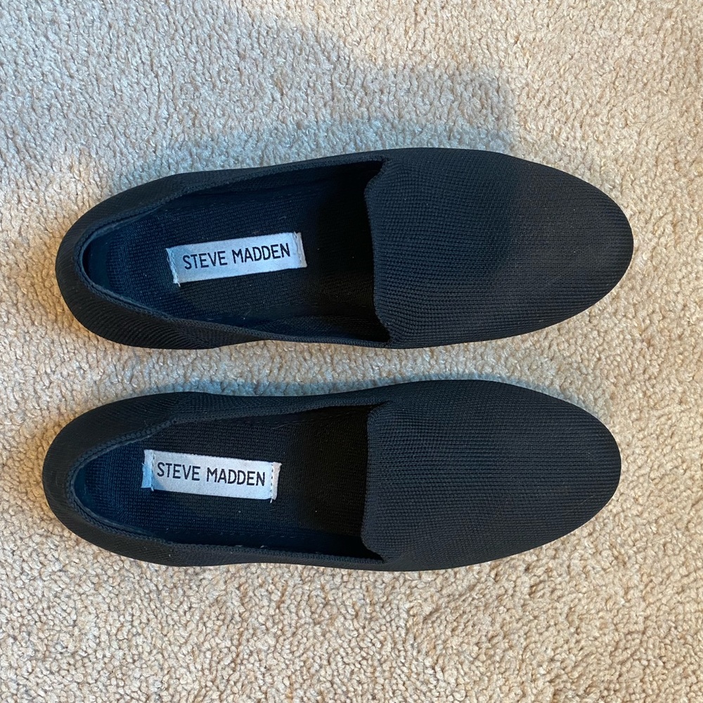 Steve Madden Knit Slip On Loafers